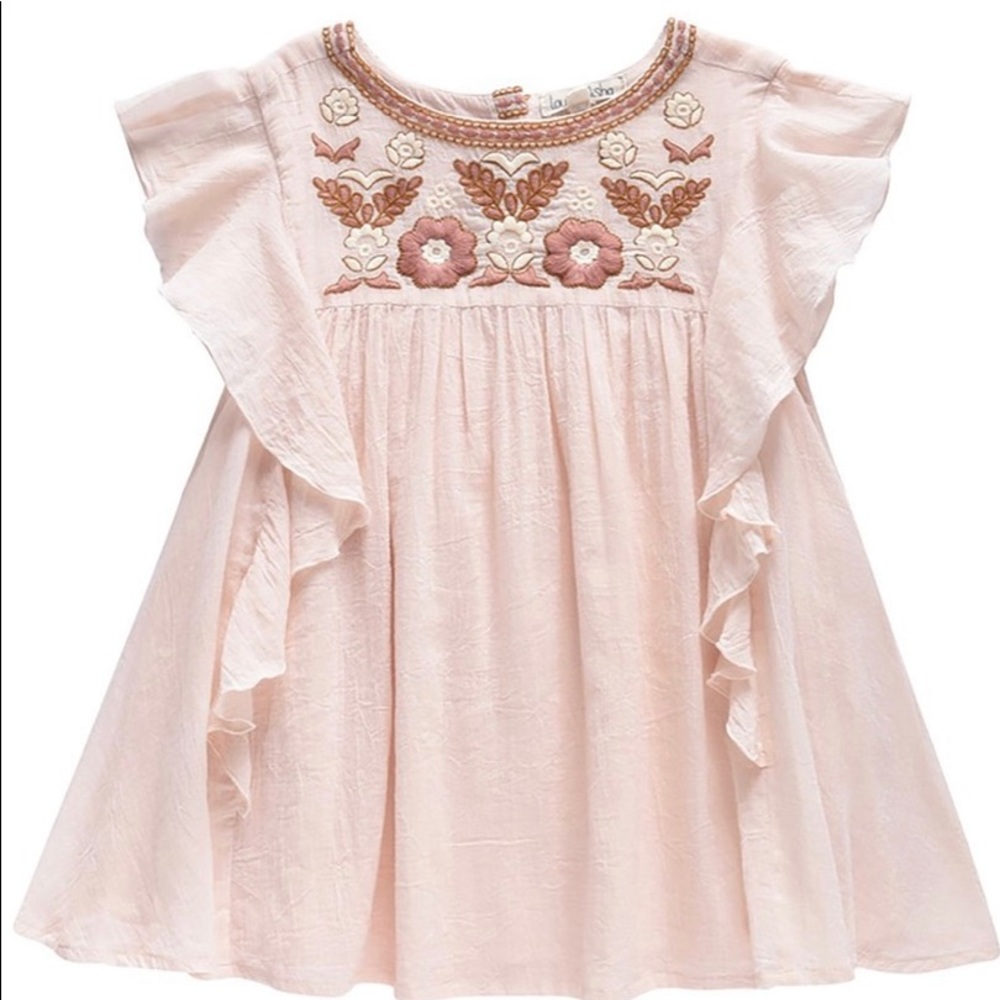 Louise Misha Aurelia Blush Dress NWT
